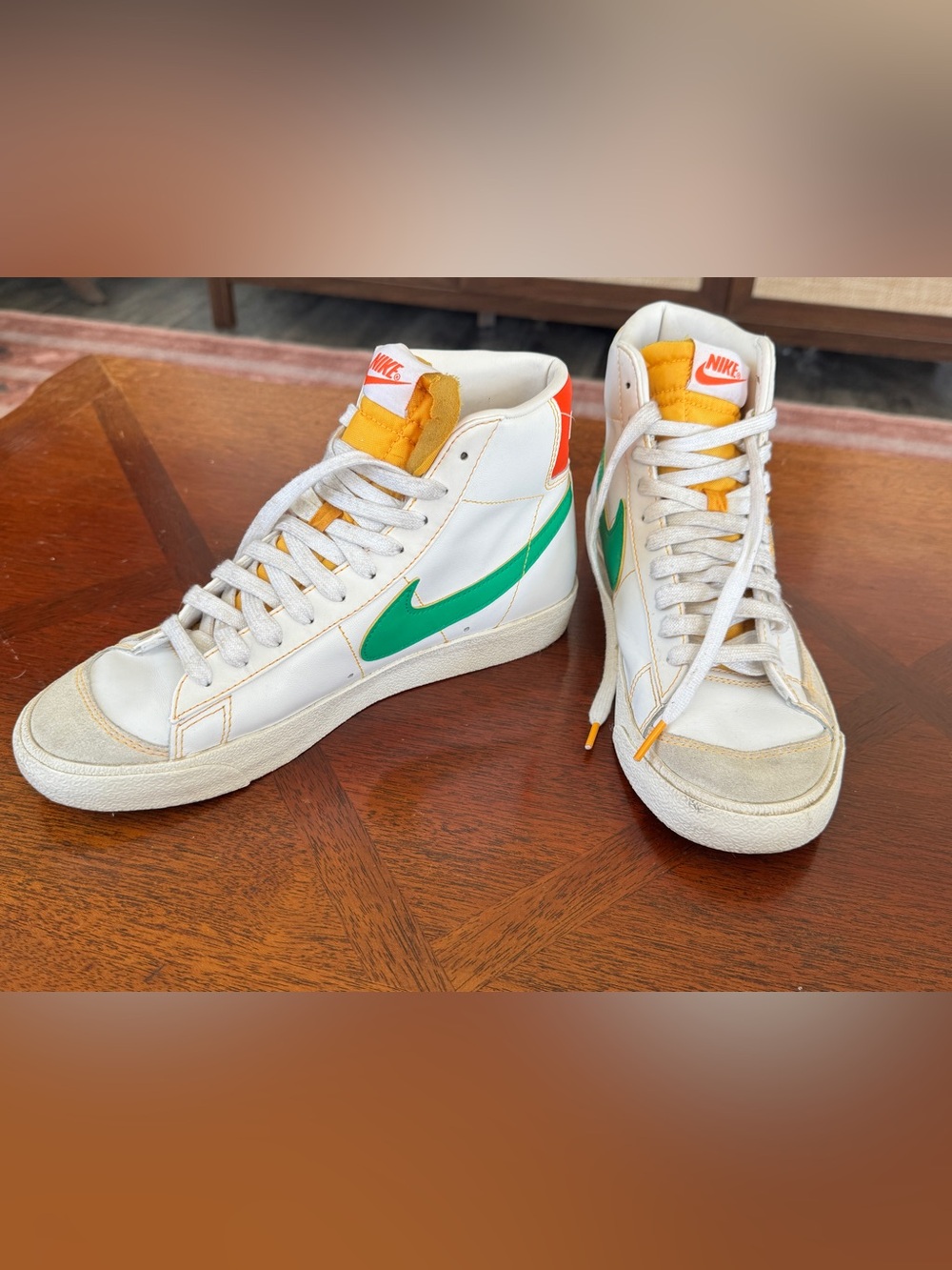 Vintage Blazer Mid 77’ Nike White High-Tops